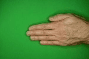 Hand showing paper gesture