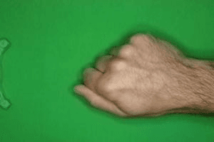 Hand showing rock gesture